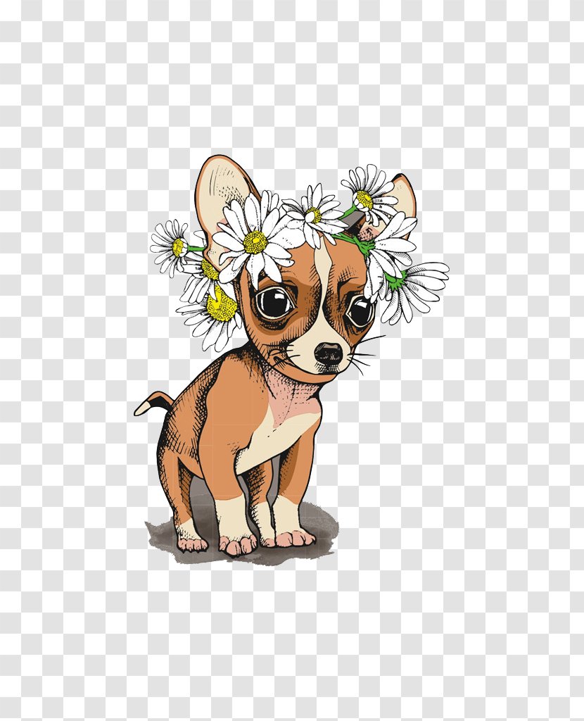 Chihuahua Puppy Euclidean Vector - Snout - Brown Deer Transparent PNG