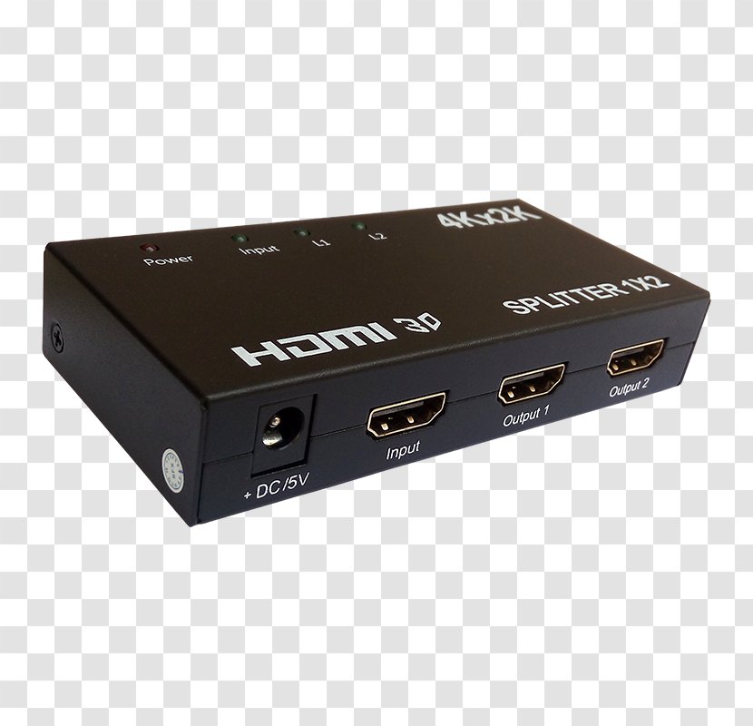HDMI VGA Connector USB Ethernet Hub Multimedia Projectors - Electronics Accessory Transparent PNG