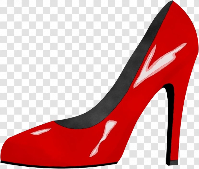 High-heeled Shoe Stiletto Heel Footwear - Red Transparent PNG