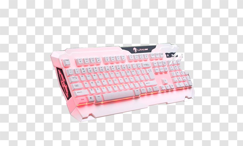Computer Keyboard Mouse Desktop - Pc Game - Mute Pink Transparent PNG