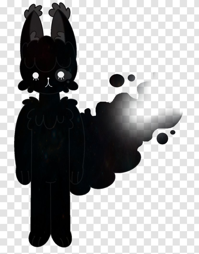 Black Silhouette Character White Fiction Transparent PNG