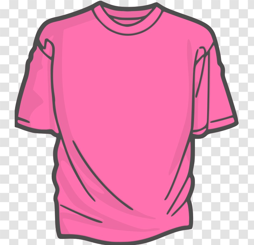 T-shirt Pink Clip Art - Solid Cliparts Transparent PNG