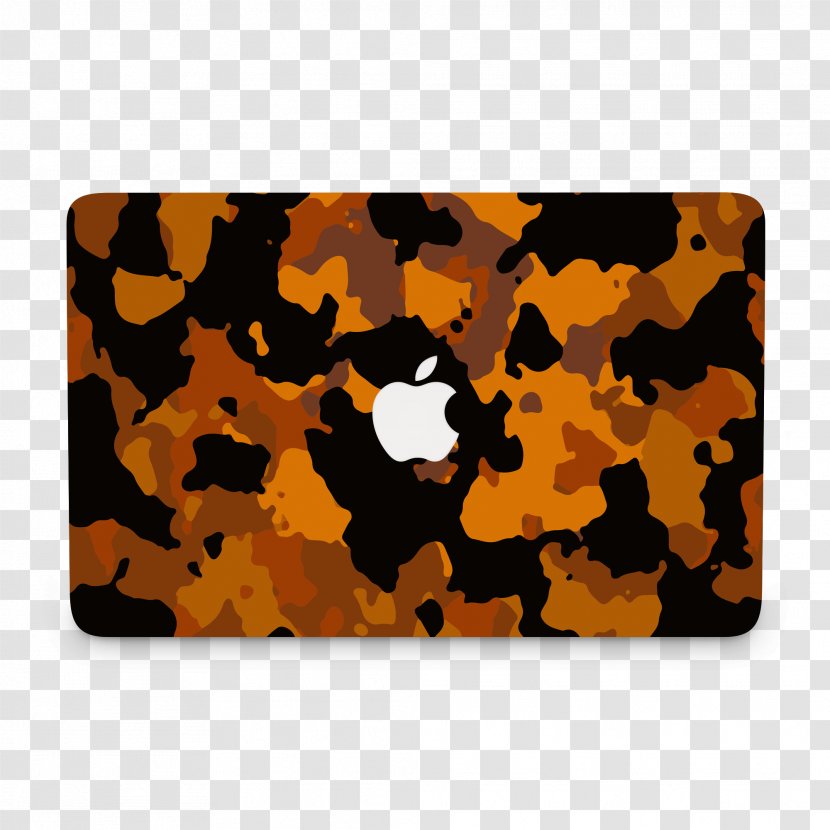 Camouflage Rectangle - Orange - Oranje Transparent PNG