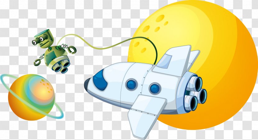 Outer Space Astronaut Shuttle Exploration Clip Art - Vector And Transparent PNG