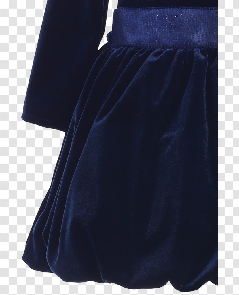 Cocktail Dress Cobalt Blue Velvet Shoulder - Neck Transparent PNG