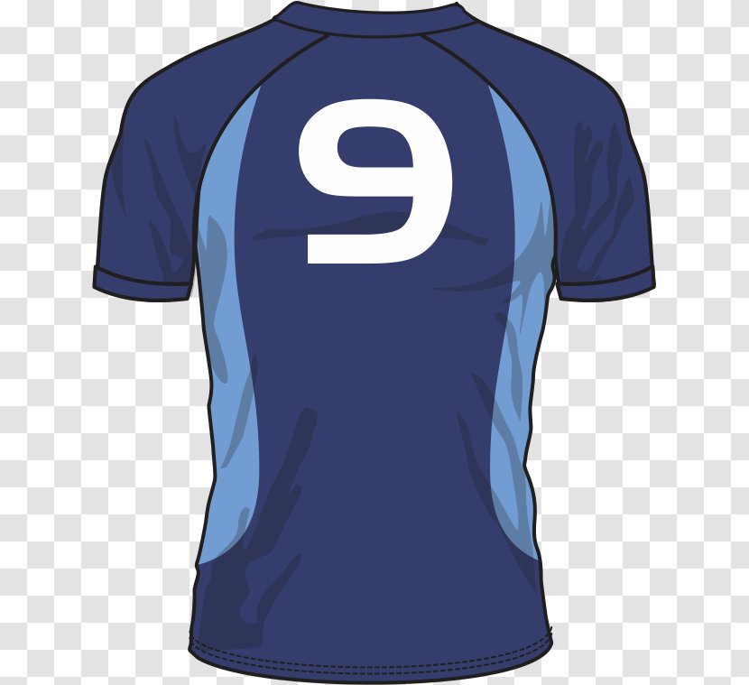 Sports Fan Jersey T-shirt Logo Sleeve - Uniform - Rugby Design Transparent PNG