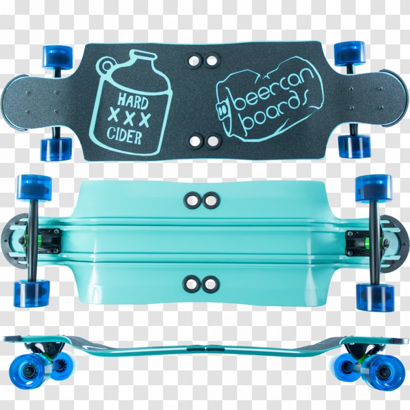 Longboard Beercan Boards Skateboarding - Douglas - Beer Transparent PNG