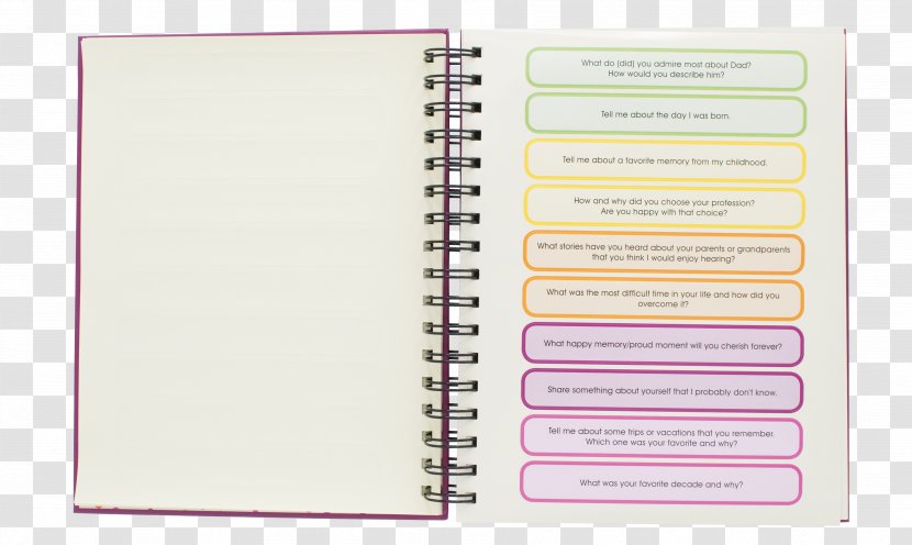 Paper Notebook Font - Product Transparent PNG