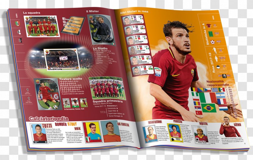 A.S. Roma Serie A Calciatori Panini Collectable Trading Cards Group - Toy - Football Transparent PNG