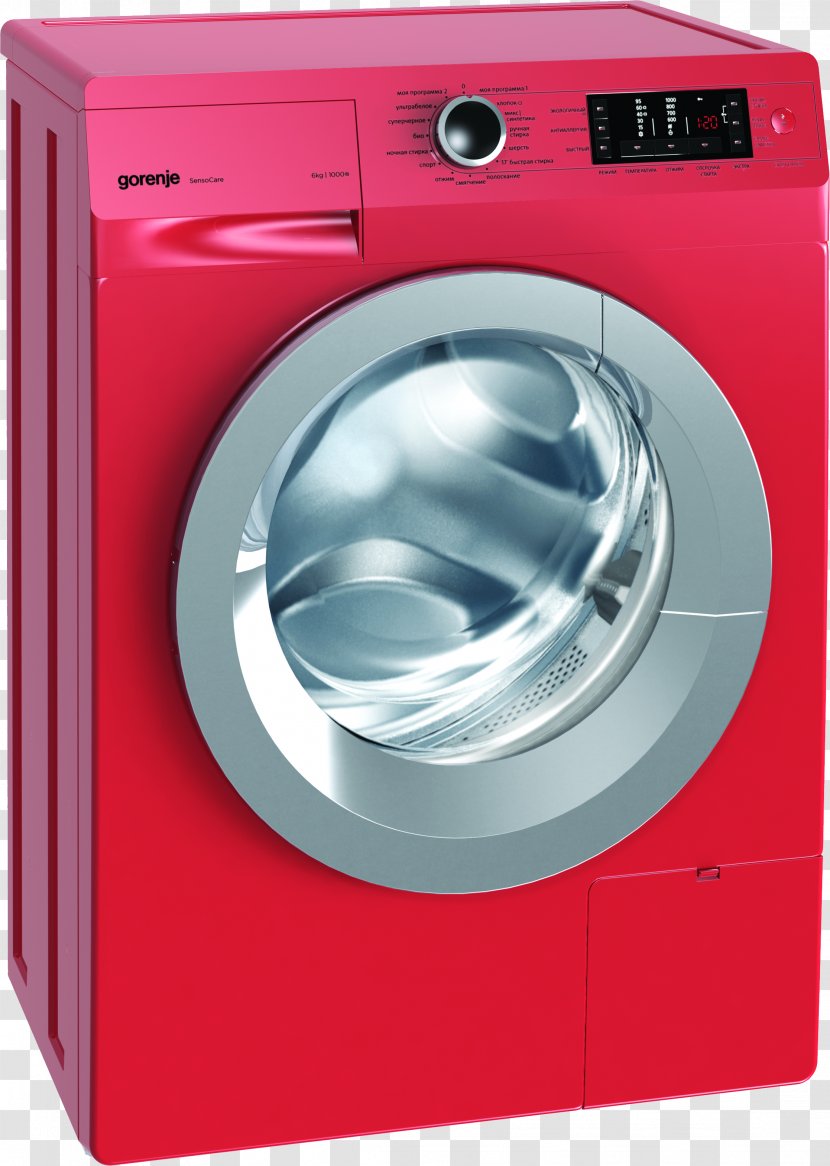 Washing Machine Gorenje Kitchen Bathroom - Major Appliance Transparent PNG