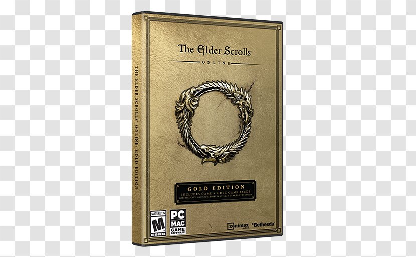 Elder Scrolls Online: Morrowind The Tamriel Unlimited III: V: Skyrim Video Game - Online - Gold Box Transparent PNG