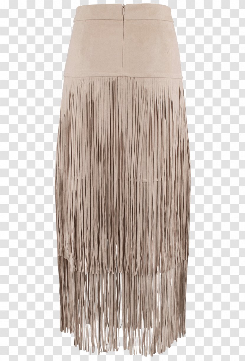 Skirt Ultrasuede Fringe Poplin - Woman Transparent PNG
