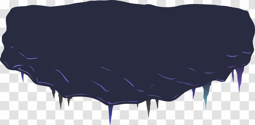 Purple Cobalt Blue Violet - Black - Cave Transparent PNG