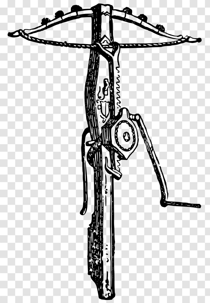 Crossbow Rack And Pinion Nordisk Familjebok Cranequinero Cric - Bicycle Frame - Weapon Transparent PNG