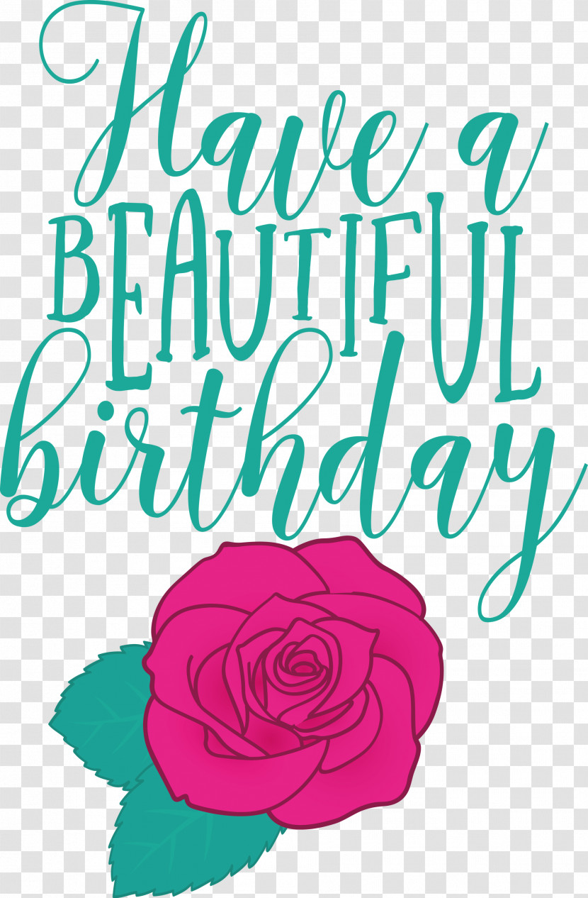 Beautiful Birthday Transparent PNG