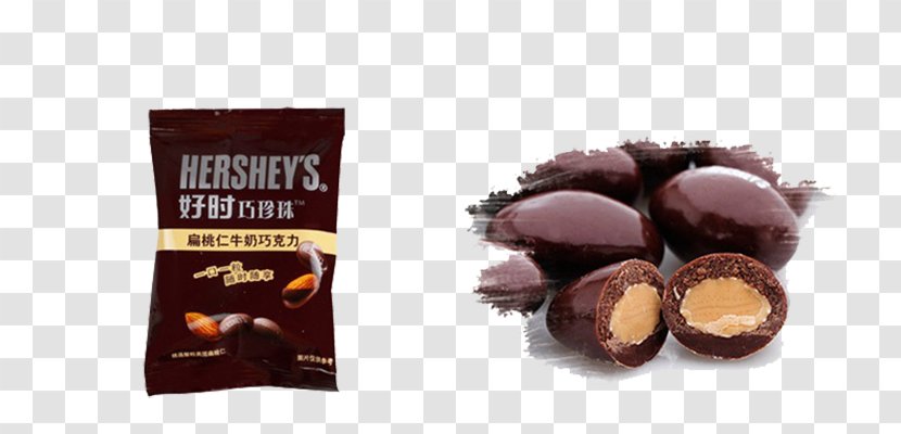 Chocolate Truffle Chocolate-coated Peanut Praline Bonbon - Almond - Beans Transparent PNG