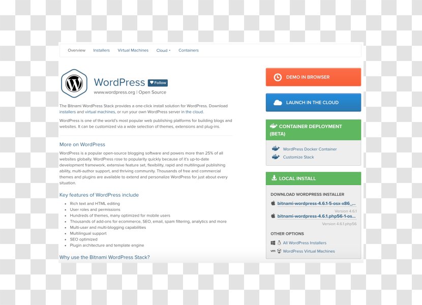 Bitnami Installation WordPress MAMP Moodle - Media Transparent PNG