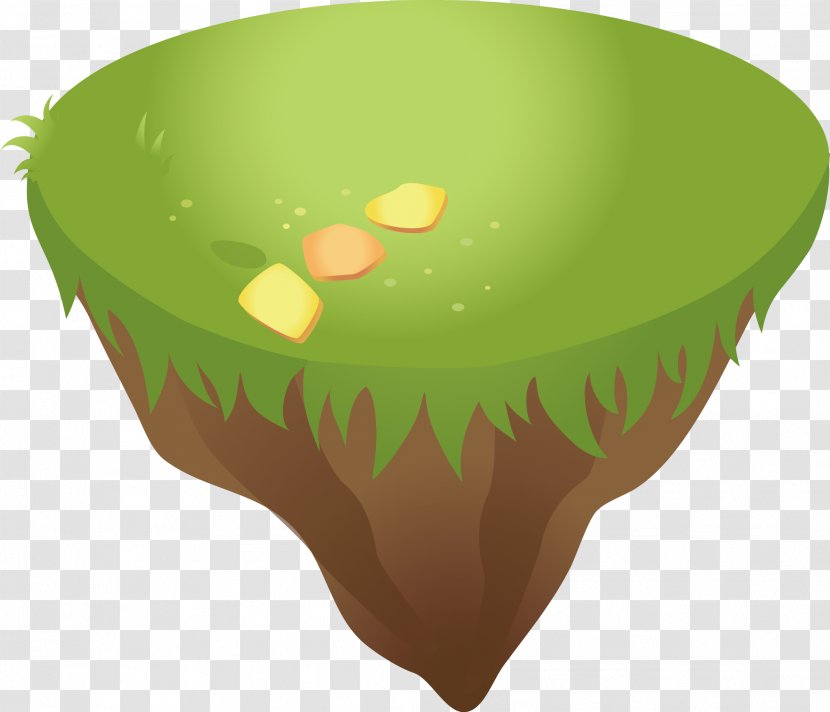 Clip Art - Table - Vector Cartoon Air Suspension Island Transparent PNG