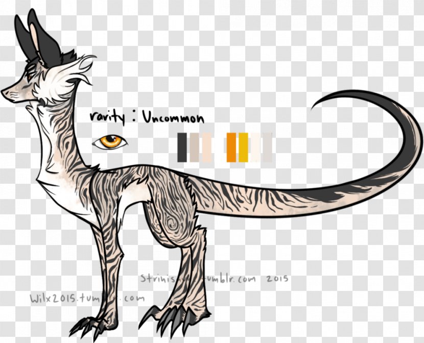 Velociraptor Tyrannosaurus Dog Canidae Tail - Fictional Character Transparent PNG