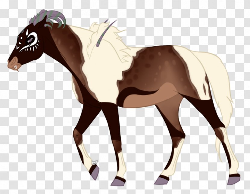 Mustang Foal Stallion Mare Colt - Ox Horn Transparent PNG