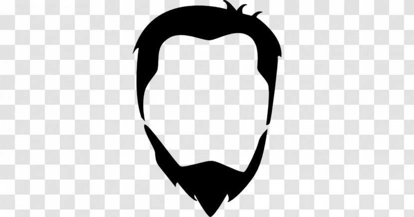 Beard Logo Silhouette Hair - Flower Transparent PNG