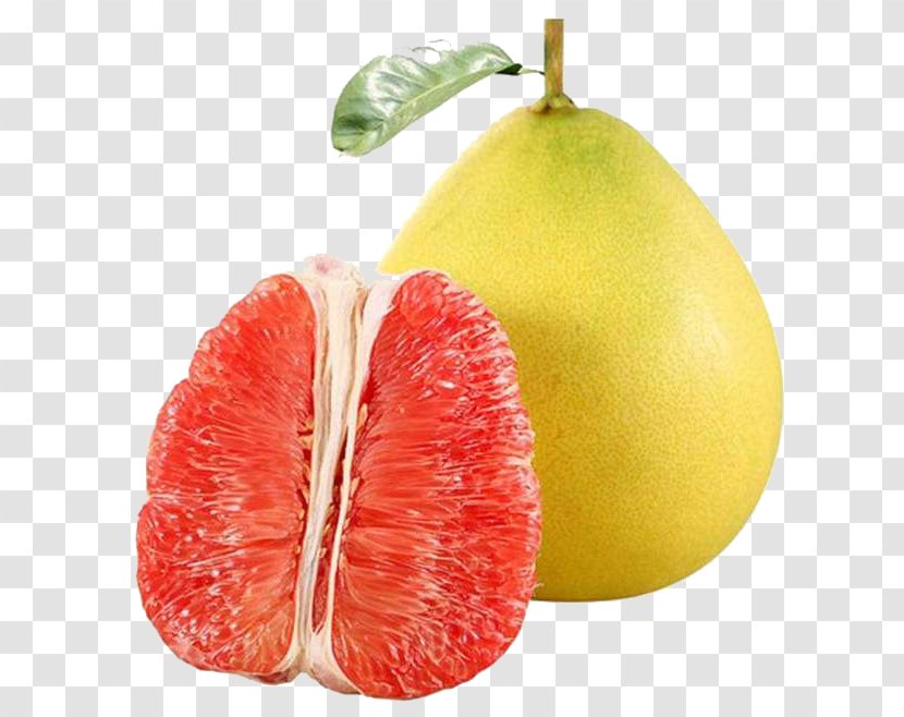 Pomelo Grapefruit Juice Lemon Citron - Tangelo - Red Fruit Transparent PNG