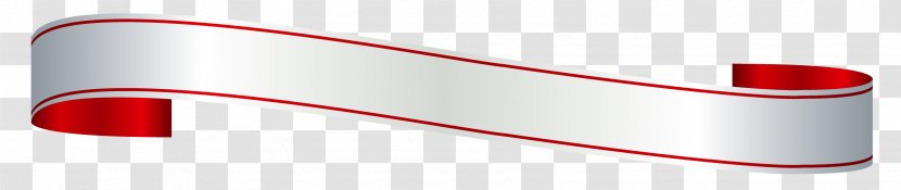 Brand Angle Font - White And Red Banner Clipart Picture Transparent PNG
