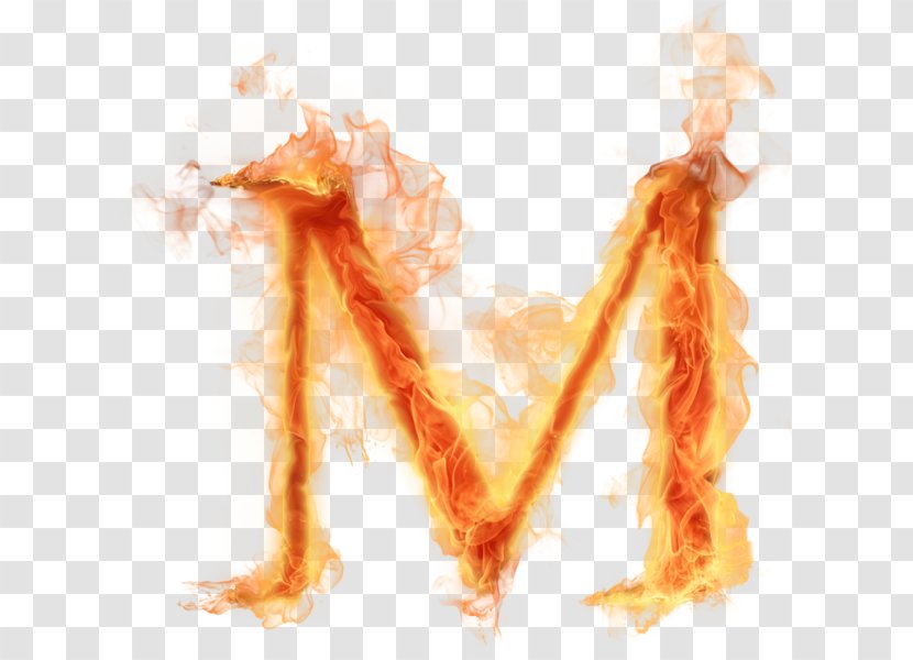 Letter Alphabet M Clip Art - Fire - Photoscape Transparent PNG