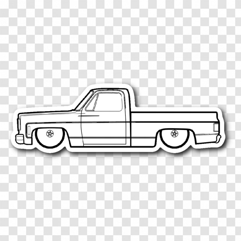 Chevrolet C/K Car Drawing Line Art - Ck Transparent PNG