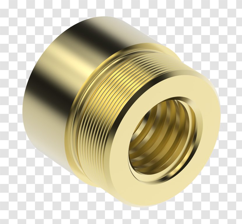Brass Leadscrew Nut Transparent PNG