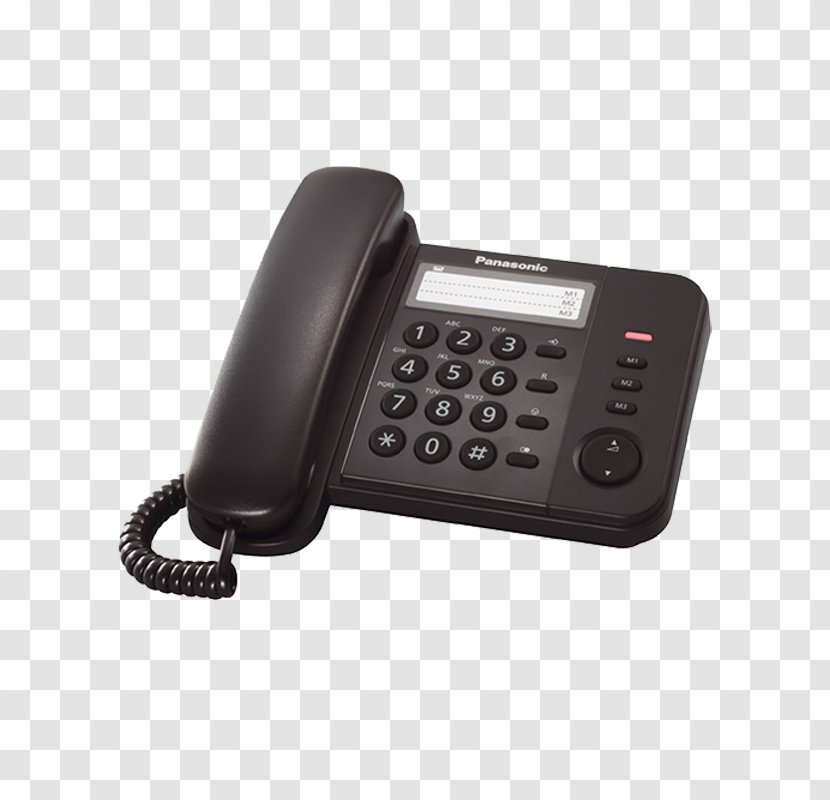 Cordless Telephone Panasonic KX-TS520FX Digital Enhanced Telecommunications - Corded Phone Transparent PNG