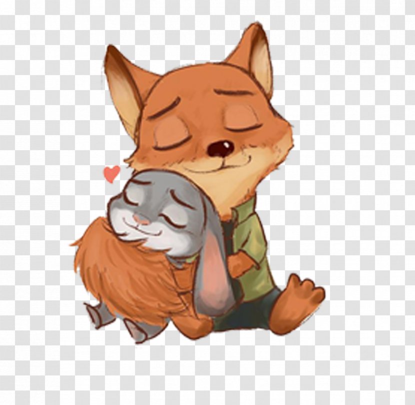 Lt. Judy Hopps Nick Wilde Zao Fox Village Wallpaper - Zootopia - Rabbit Transparent PNG