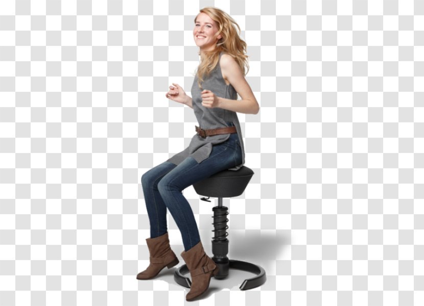 Office & Desk Chairs Sitting Stool Table - Heart - Business Man On A Chair Transparent PNG
