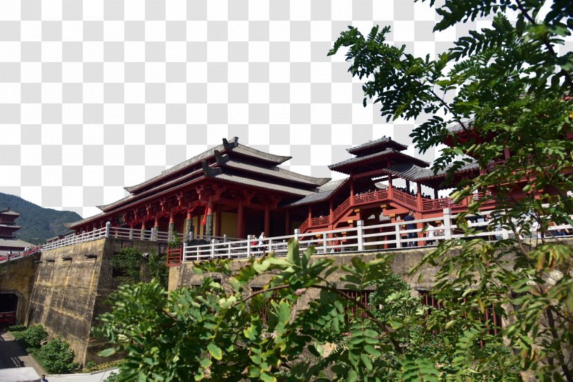Roof Home Property House Villa - Emperor Qin Palace Pictures Transparent PNG