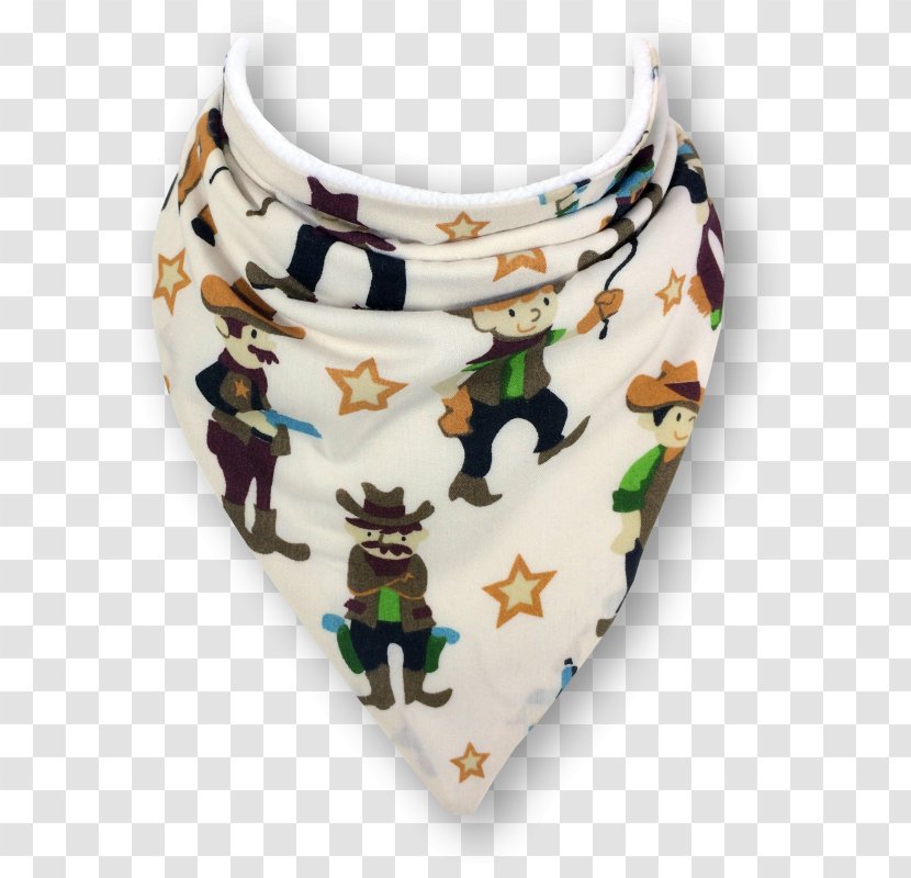 Cowboy Floral Street Child Bib Babbling - Infant Transparent PNG