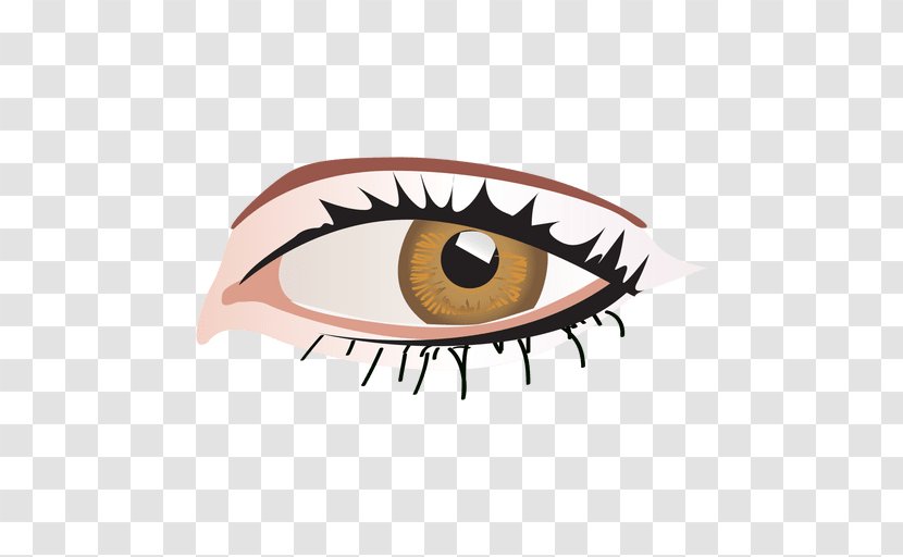 Eye - Cartoon - Silhouette Transparent PNG