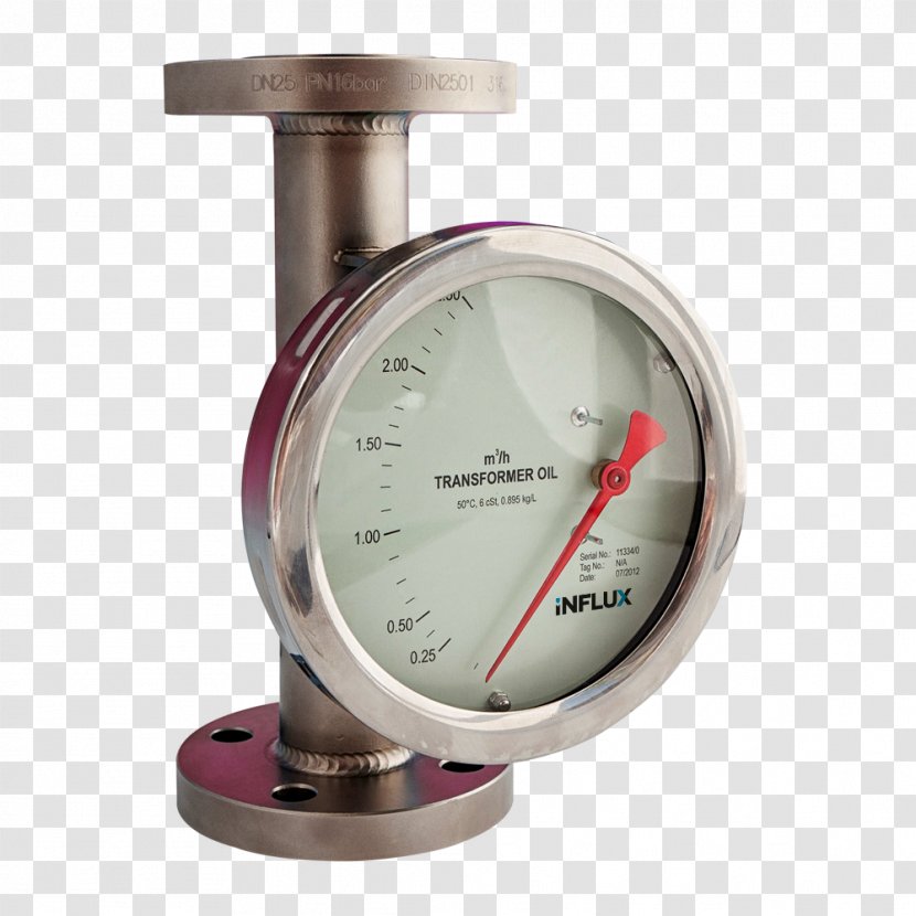 Rotameter Flow Measurement Pipe Metal Gauge - Meter Transparent PNG