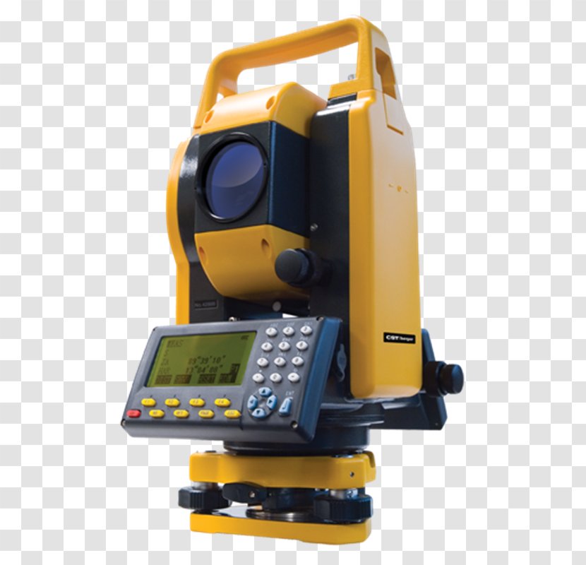 Total Station Measuring Instrument Surveyor Topcon Topography - Machine Transparent PNG