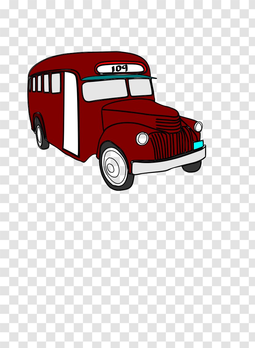 Bus Car Public Transport Clip Art - School Transparent PNG