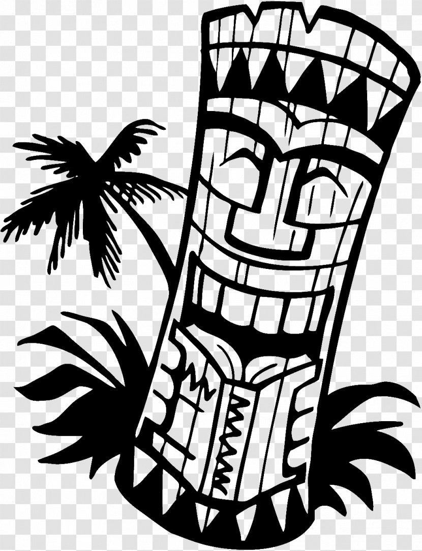 Hawaiian Tiki Luau Clip Art - Totem Transparent PNG