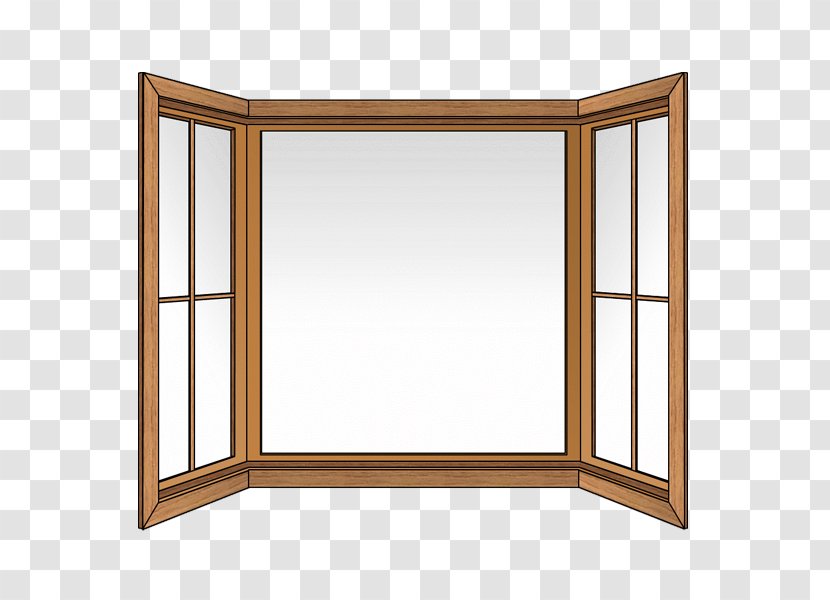 Bay Window Picture Frames House Chambranle - Wood Stain Transparent PNG