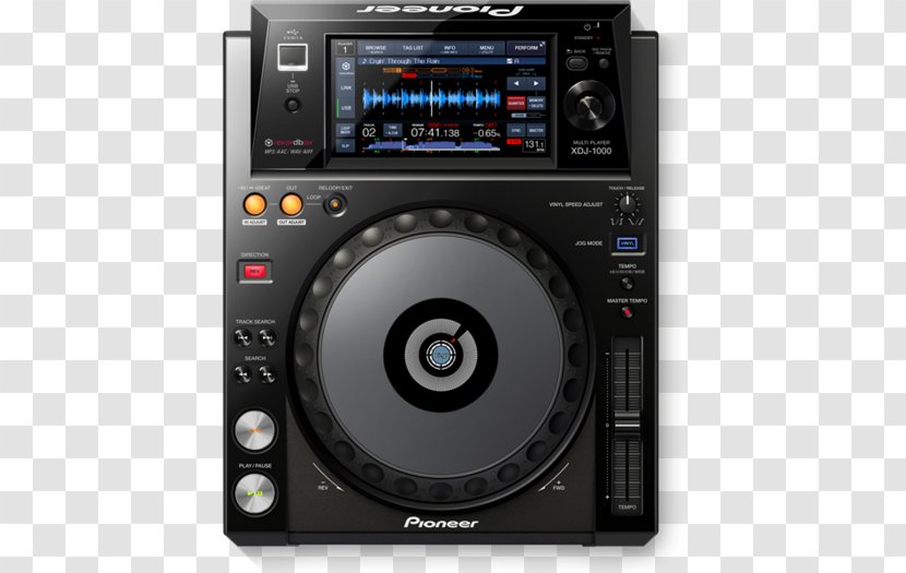 Pioneer DJ XDJ-1000 Disc Jockey CDJ Audio Mixers - Tree - Frame Transparent PNG