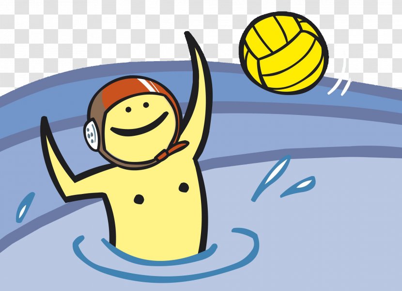 Water Volleyball Swimming Pool Clip Art - Ball Transparent PNG