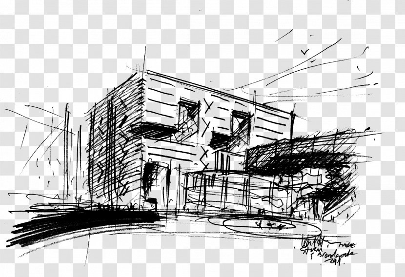 Sketch Product Design Architecture 5 Broadgate - Make Architects - Line Art Transparent PNG
