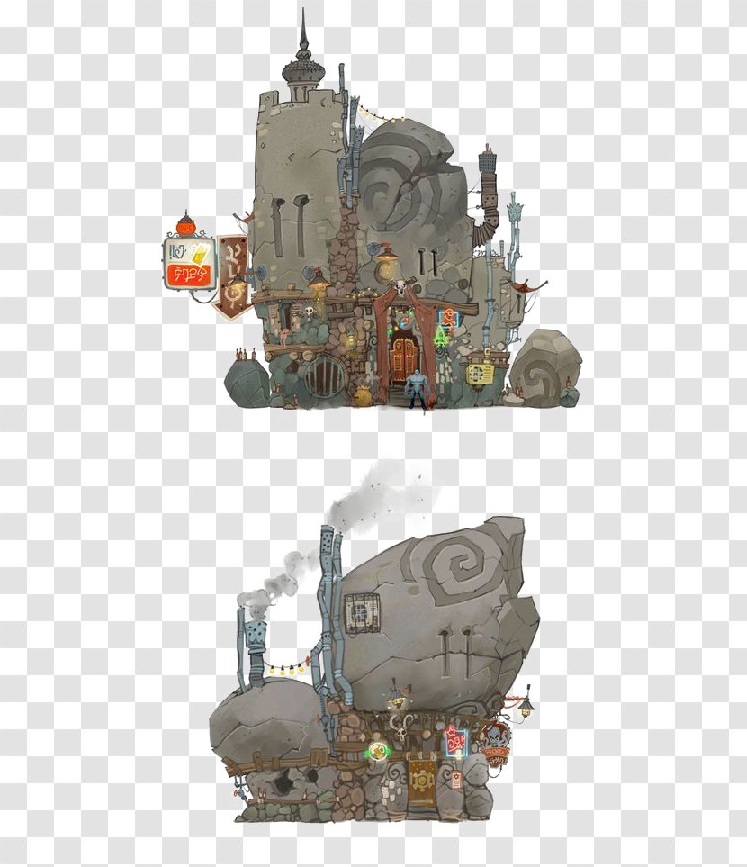 WildStar Concept Art Work Of Video Game - Painting - Castle Transparent PNG