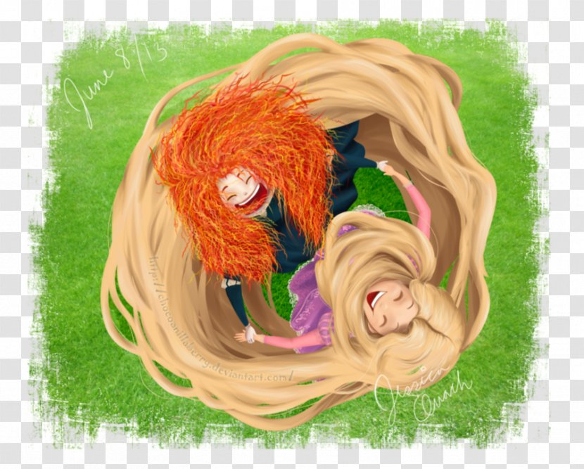 Merida Rapunzel Disney Princess YouTube Tangled - Flower Transparent PNG