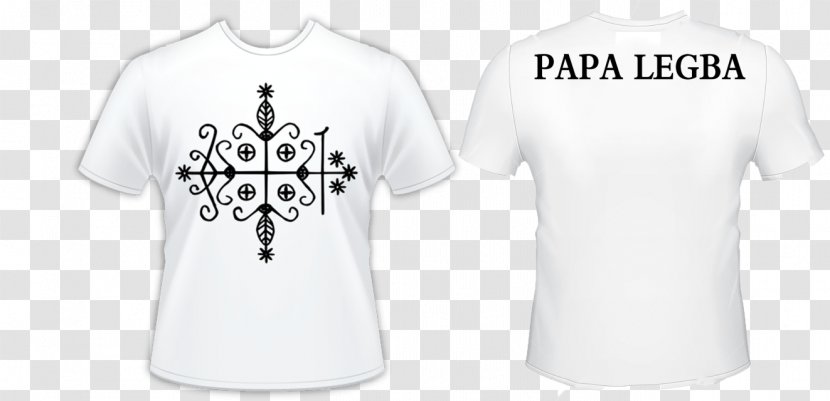 T-shirt Papa Legba Veve Haitian Vodou West African Vodun - Brand Transparent PNG