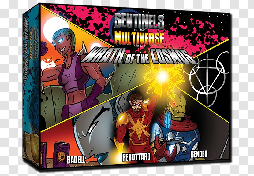 Sentinels Of The Multiverse Board Game Cosmos - Action Figure - Whirlwind Out Box Transparent PNG