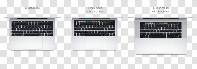 MacBook Pro 15.4 Inch Laptop - Macbook Touch Bar Transparent PNG