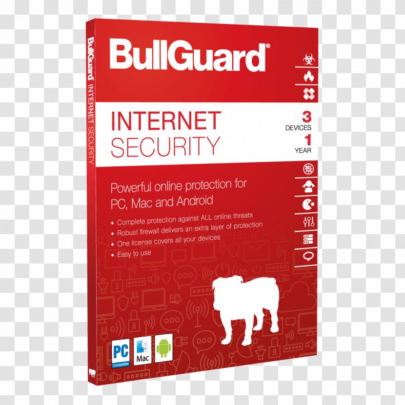 BullGuard Kaspersky Internet Security Antivirus Software - Year Transparent PNG